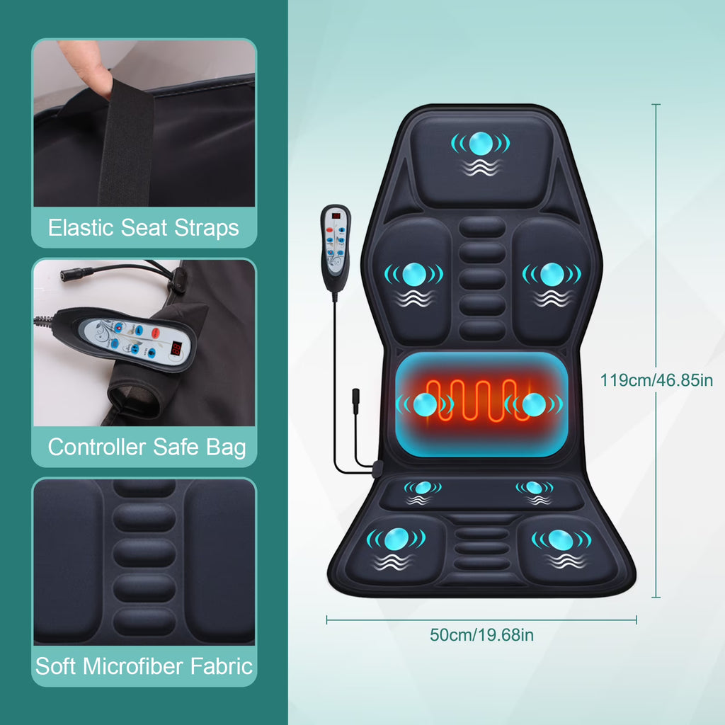 Massage pad material and padded surface detail