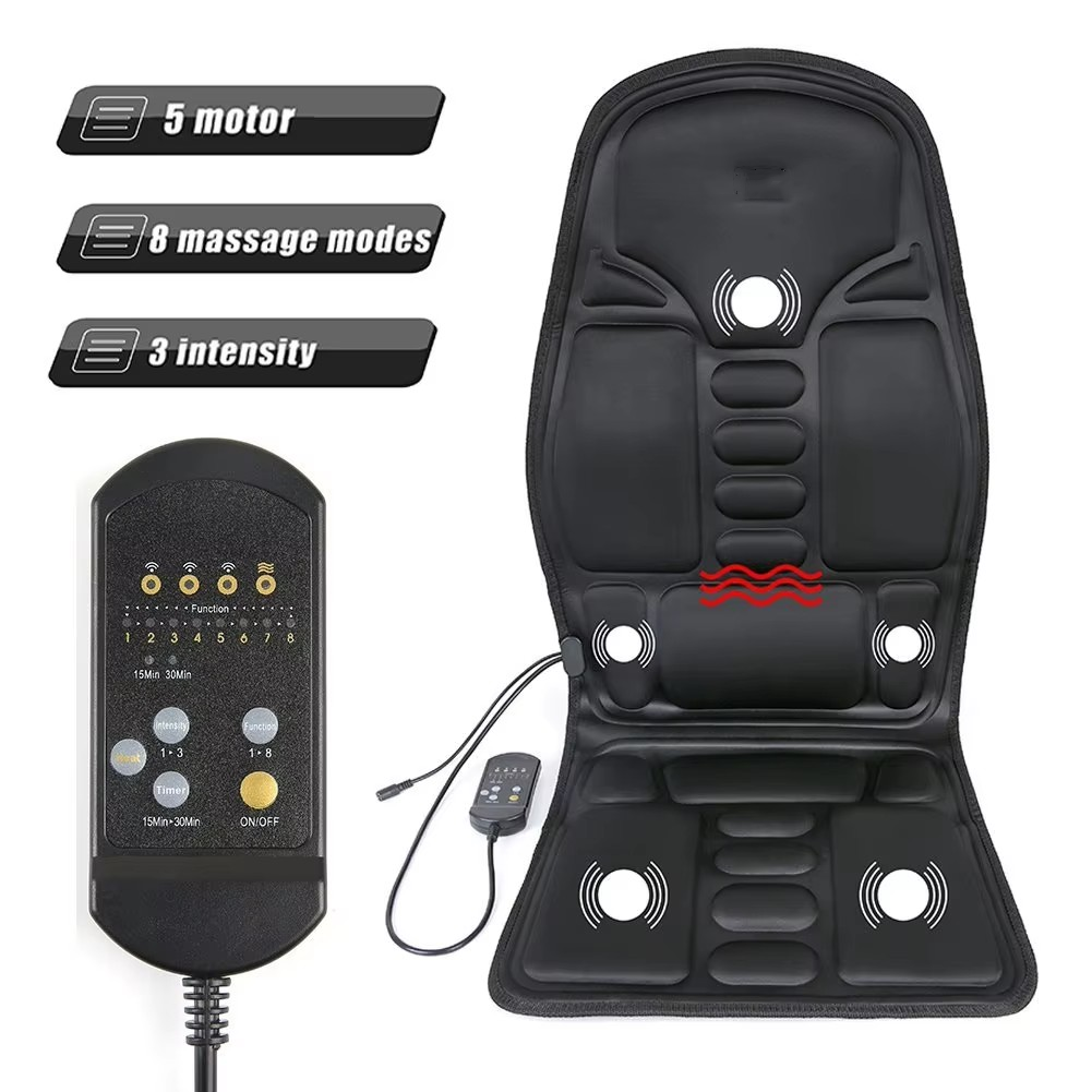Massage pad control panel and mode selection