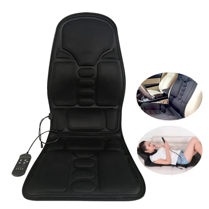 Heat settings of the back massage pad illustrated